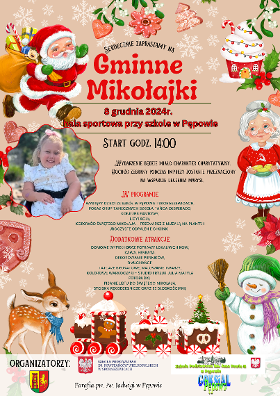 plakat promujący Gminne Mikołajki