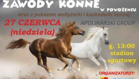 plakat zawody konne